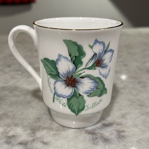 Ontario White Trillium China Cup